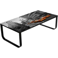 Molecule bijzettafel 'Paso 2' Decor Oude Eik - 46 cm - 45 x 45 cm