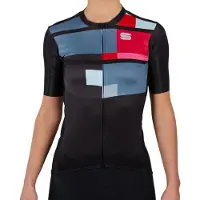 Sportful Idea W Fietsshirt Dames - Lichtgewicht ademend polyester - Zwart - Maat XXL