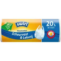 Swirl 4x Pedaalemmerzakken Met Handvat 20 Liter 20 Stuks