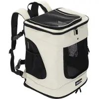 Cadoca Kattenrugzak Beige 41x30x31cm