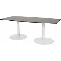 Schaffenburg Vergadertafel - Linesto 200x100 tonv. logan - wit frame