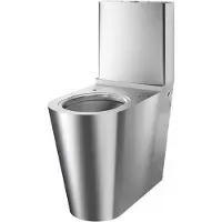 Delabie MONOBLOC 700 PMR WC met spoelbak RVS 304 mat gepolijst