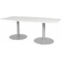 Schaffenburg Vergadertafel - Linesto 200x100 tonv. wit - alu frame