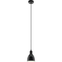 Eglo Hanglamp PRIDDY 1 Pendellampe, E27, IP20, Stahl, Vintage, Esstischlampe, Lampe koperkleur-antiek / ø15,5 x h110 cm / lamp van staal / vintage