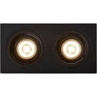 Lucide EMBED - Inbouwspot - 2xGU10 - Zwart