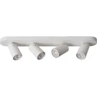 Lucide XYRUS - Plafondspot - LED Dim to warm - GU10 - 4x5W 2200K/3000K - Wit