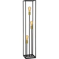 Lucide RUBEN - Vloerlamp - 3xE27 - Zwart
