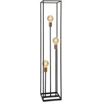 Lucide ARTHUR - Vloerlamp - 3xE27 - Zwart