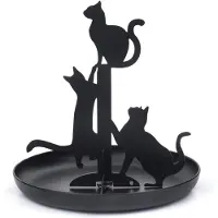 Kikkerland Porte-bijou Chat Noir