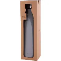 Point-Virgule dubbelwandige isoleerfles uit rvs cementgrijs 500ml