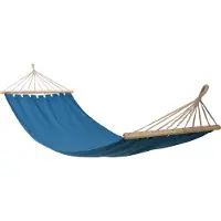 Pro Garden Hangmat | | 2 x 0.8 meter (Spreidstokken, Blauw)