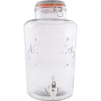 Point-Virgule Glazen pot met kraantje 8L