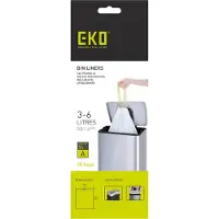 EKO 24x Afvalzak Met Trekband Wit 3–6 Liter Type A 30 Zakken