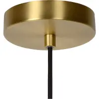 Lucide MALOTO - Hanglamp - Ø 30 cm - 1xE27 - Amber