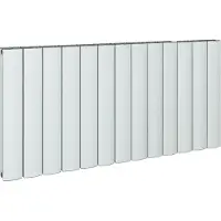 Eastbrook Guardia horizontale aluminium radiator 60x123cm Mat wit 2080 watt