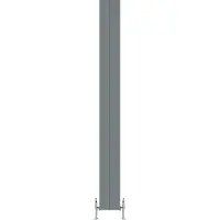 Eastbrook Malmesbury radiator 20x180cm aluminium 544W grijs mat
