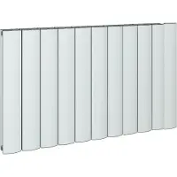 Eastbrook Guardia horizontale aluminium radiator 60x104cm Mat wit 1790 watt