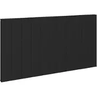 Eastbrook Vesima horizontale aluminium verwarming 60x120,3cm Mat zwart 1584 watt
