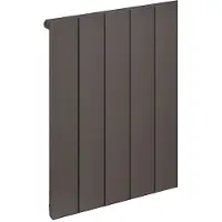 Eastbrook Rosano horizontale aluminium radiator 60x47cm Antraciet 555 watt