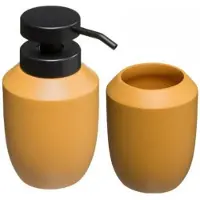 Casa Di Elturo Badkamer set scandinavic zeeppompje & beker oker
