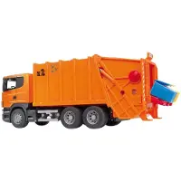 BRUDER Scania R-serie vuilniswagen Kunststof Bruder Speelgoedvoertuig