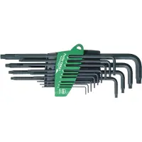 Wiha Binnen-Torx Haakse schroevendraaierset T 5, T 6, T 7, T 8, T 9, T 10, T 15, T 20, T 25, T 27, T 30, T 40, T 50 13-delig