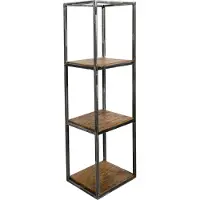 AnLi Style AnLi-Style Wandschap Grained 100 cm Hoog (Naturel, 30x100x25cm)
