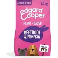 Edgard & Cooper 4x Hondenvoer Droog Plantaardig Rode Biet - Pompoen 2,5 Kg