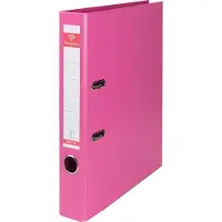 Pergamy Ordner A4 50 mm PP roze - 3 stuks