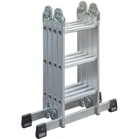 Escalo LPS12PI Multifold 4-in-1 Aluminium Vouwladder Met Platform