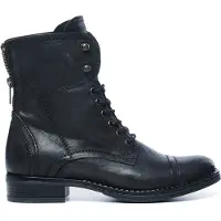 Manfield Zwarte veterlaarsjes | Maat 39