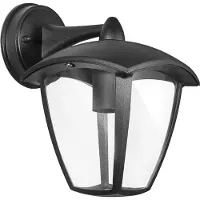 BES LED LED Tuinverlichting - Buitenlamp Nostalgisch - Aigi Nuosta Down - E27 Fitting - Mat Zwart - Aluminium
