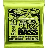 Ernie Ball Medium Scale Regular Slinky Nikkel Gelaagde Basgitaren Snaren, 45-105 Gauge (P02856)