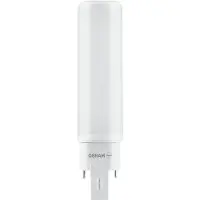 Osram DULUX D 13 LED-lamp voor G24D-1 fitting, 5 Watt, 660 lumen, koelwit (4000K), roterbaar, vervanging voor traditionele 13W Dulux lampen