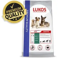 Lukos Skin Sensitive hondenvoer 2 x 12 kg