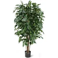 Maxifleur Kunstplanten Ficus Exotica deluxe kunstplant 150cm - groen