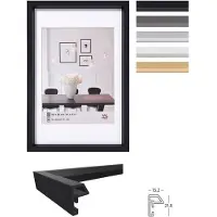 Walther design Fotolijstje Steel Style kunststof kozijn (1 stuk)