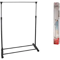 Huismerk Premium Kledingrek Zwart - 90 x 160 cm