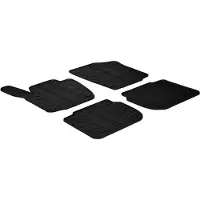 GledRing Rubbermatten Skoda Rapid 5 deurs 2012- Seat Toledo 5 deurs 2013-(T profiel 4-delig + montageclips) voor o.a. SEAT, SKODA