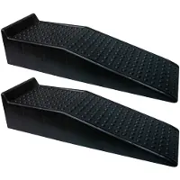 Autostyle Kunststof oprijdbruggen - zwart - set á 2 stuks (Hoogte 17cm)