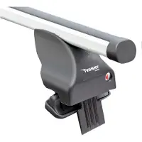 Twinny load Dakdragerset Twinny Load Aluminium A18 voor o.a. AUDI, CHEVROLET, DAEWOO, DAIHATSU, FIAT, FORD, HONDA, HYUNDAI, KIA, MERCEDES-BENZ, ROVER, SEAT, SUZUKI, VOLKSWAGEN, VOLVO