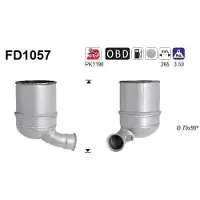 As FD1057 Roetfilter (DPF)