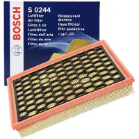 Bosch Luchtfilterpatroon S0244 Bosch voor o.a. CHEVROLET, OPEL, SAAB