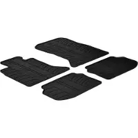 GledRing Rubbermatten BMW 5 serie F10/F11 2010- (T profiel 4-delig + montageclips) voor o.a. ALPINA, BMW