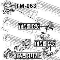 FEBEST TM-065 Motorsteunlager