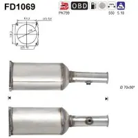 As FD1069 Roetfilter (DPF)