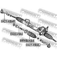 FEBEST 0421-KB4R Stuurkogel