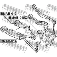 FEBEST BMAB-015Z Draagarmrubber