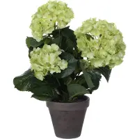 Mica Decorations Hortensia Kunstplant - H40 x Ø35 cm - Terracotta