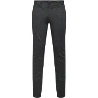 Only & Sons Chino 'Mark' grijs / zwart gemêleerd